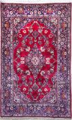 Seiden Keschan fein alt, Persien, um 1920-1930, reine