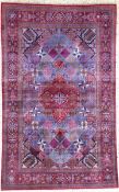 Seiden Keschan(wohl Dabir), Persien, antik,um 1900, reine