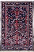 Antiker Teheran, Persien, um 1900, Wolle auf Baumwolle,