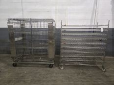 (2) Portable Steel Storage Racks