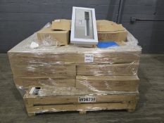 Lot of (21) Fire Extinguisher Storage Cabinets, with Glass Panels