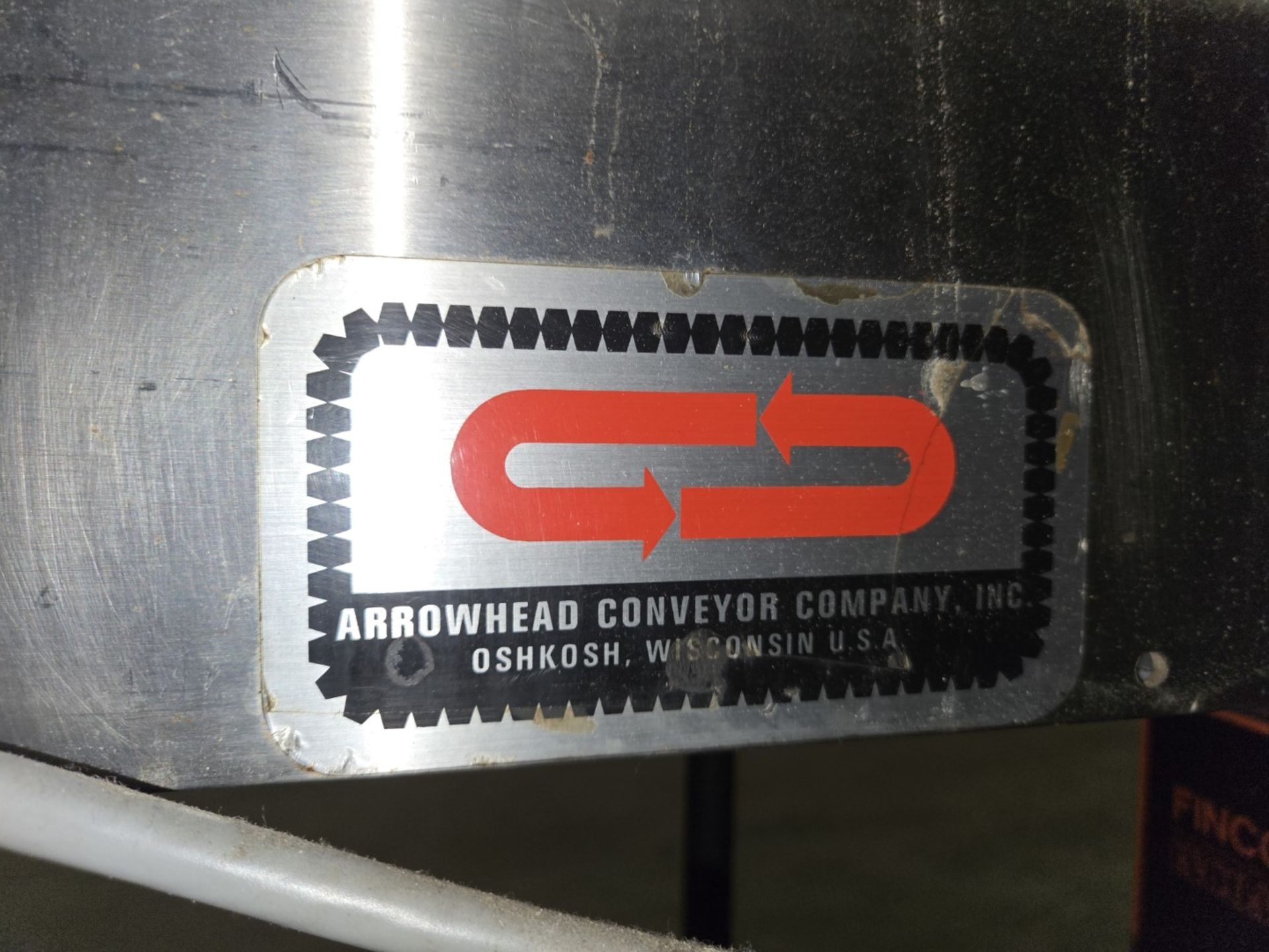 7.5" X 128" Arrowhead Packoff Conveyor - Image 4 of 7