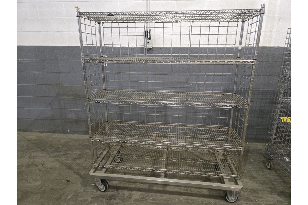 (2) Portable Steel Storage Racks - Image 2 of 7