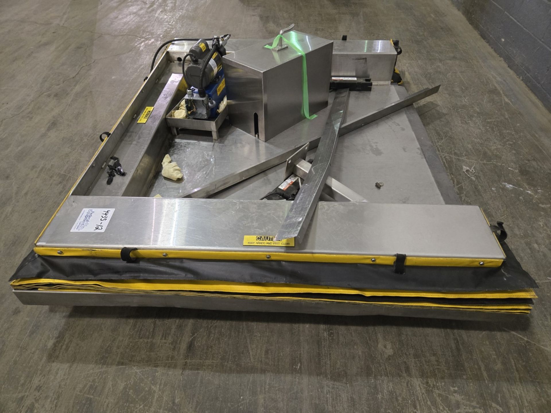 Pallet Lift, Hydraulic operation, S/S - Image 3 of 6