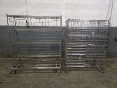 (2) Portable Steel Storage Racks