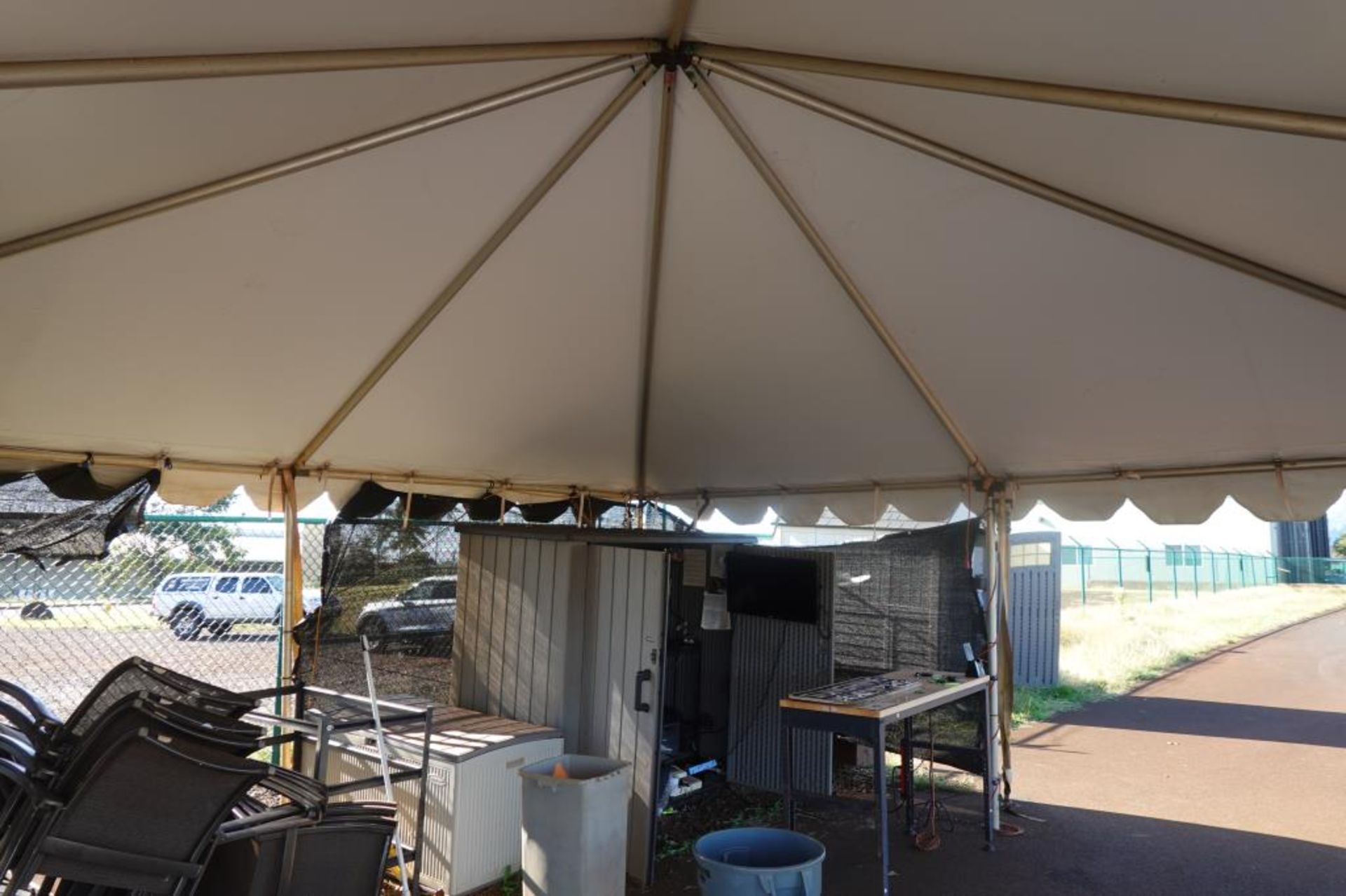 20' x 20' Industrial Shade Canopy - Image 8 of 12