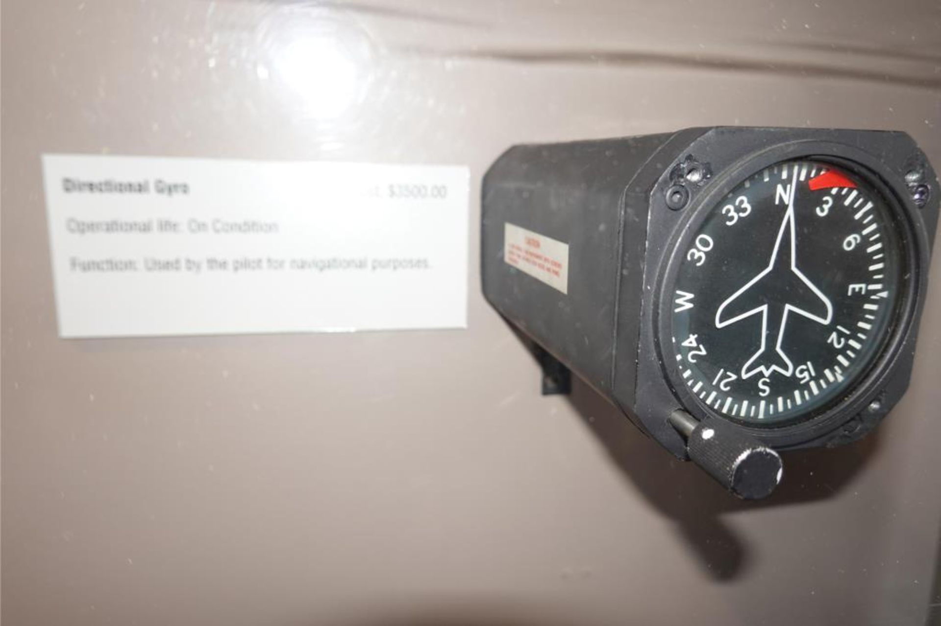Retired Helicopter Parts Display Cabinet - Image 14 of 19