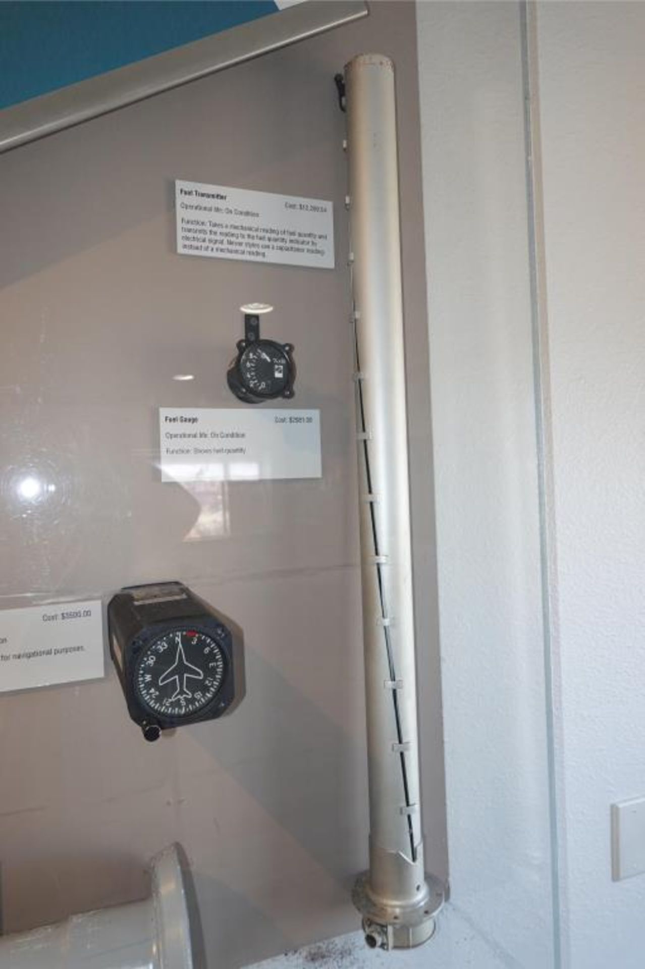 Retired Helicopter Parts Display Cabinet - Image 10 of 19