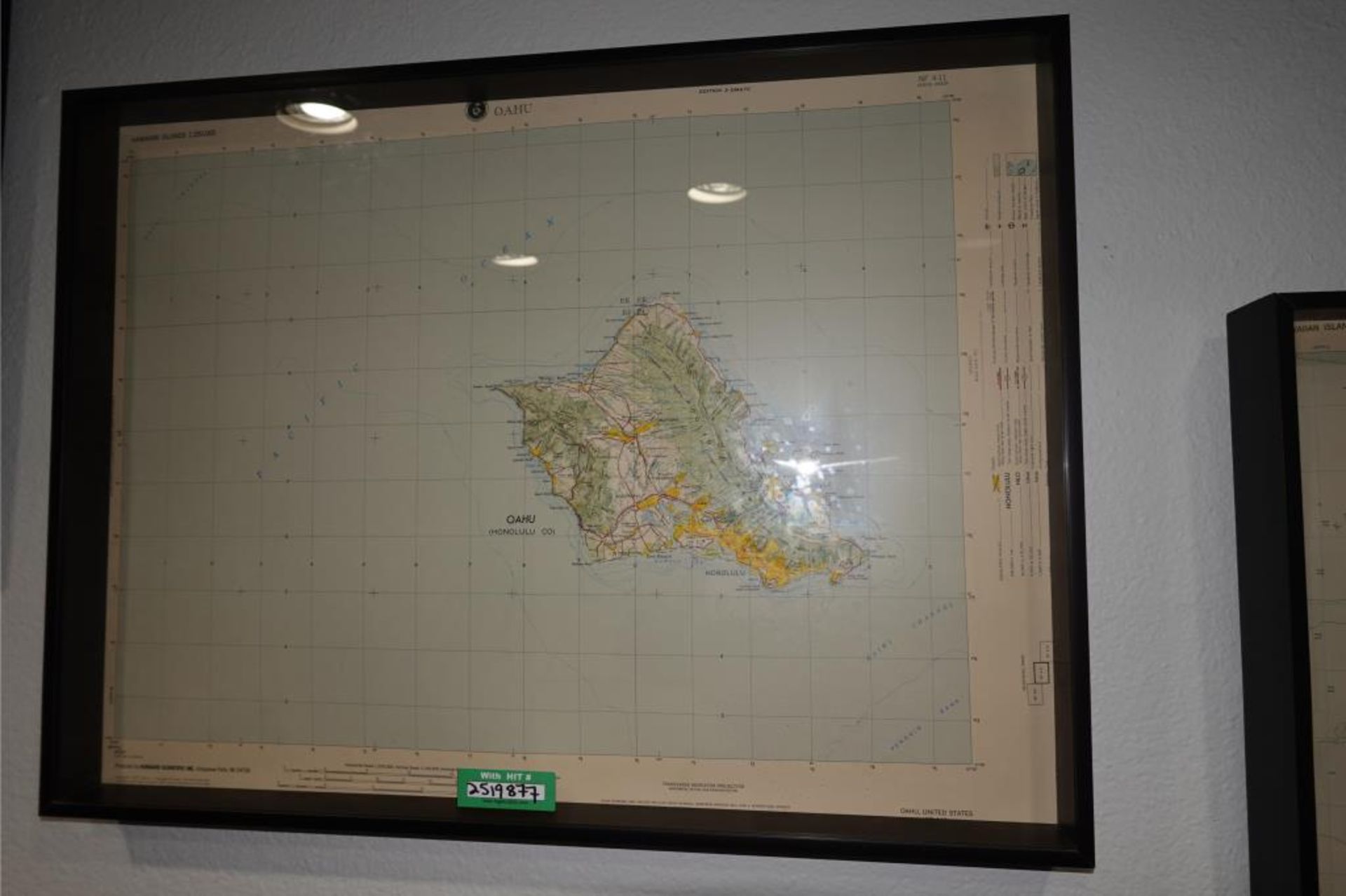 Framed Raised Island Maps - Image 4 of 6