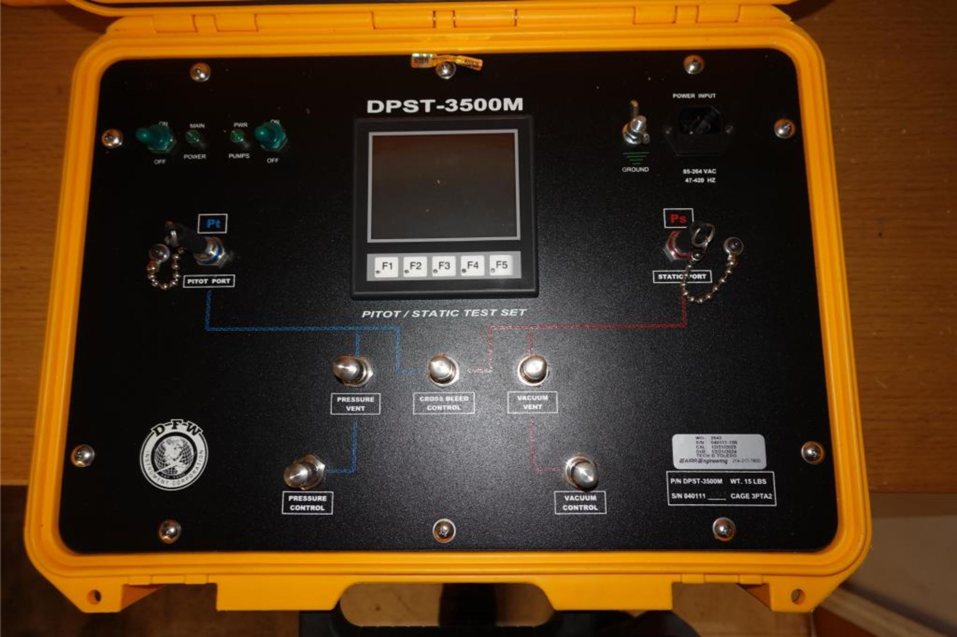 DFW Instrument Corp. Digital Pilot Static Test - Image 4 of 7