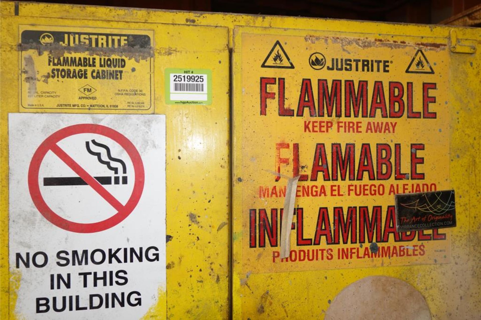 Justrite Flammables Storage Cabinet - Image 8 of 8
