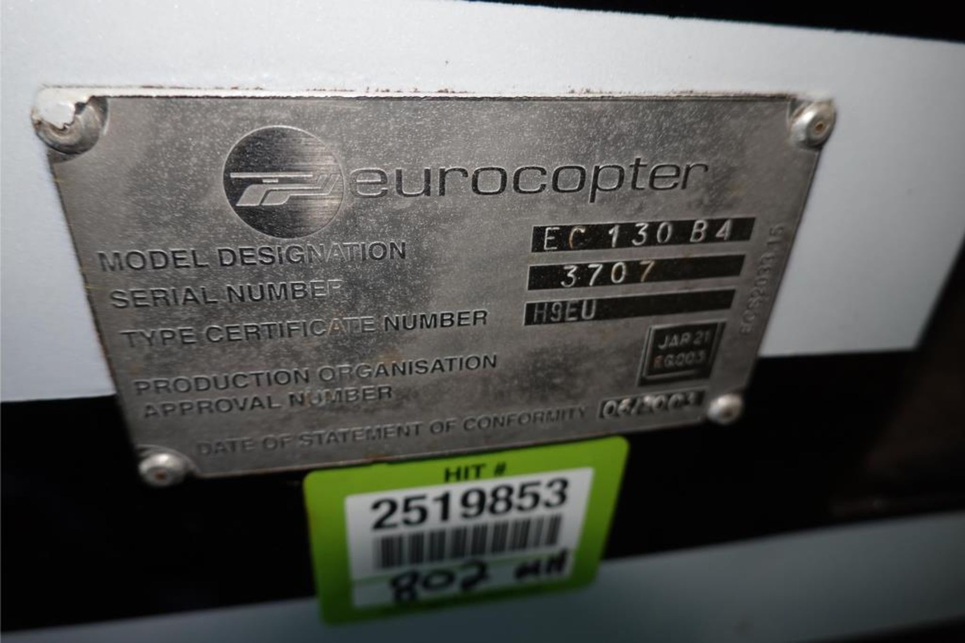 Eurocopter 5- Passenger Helicopter - Image 24 of 24