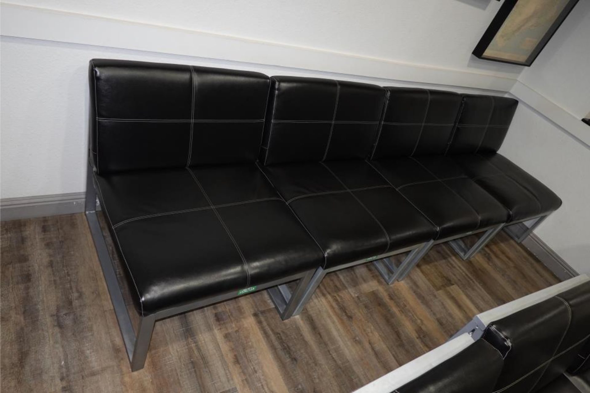 Leather Lounge Area Chairs - Image 4 of 7