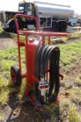 Wheeled Dry Chemical Extinguisher, 150 lb.