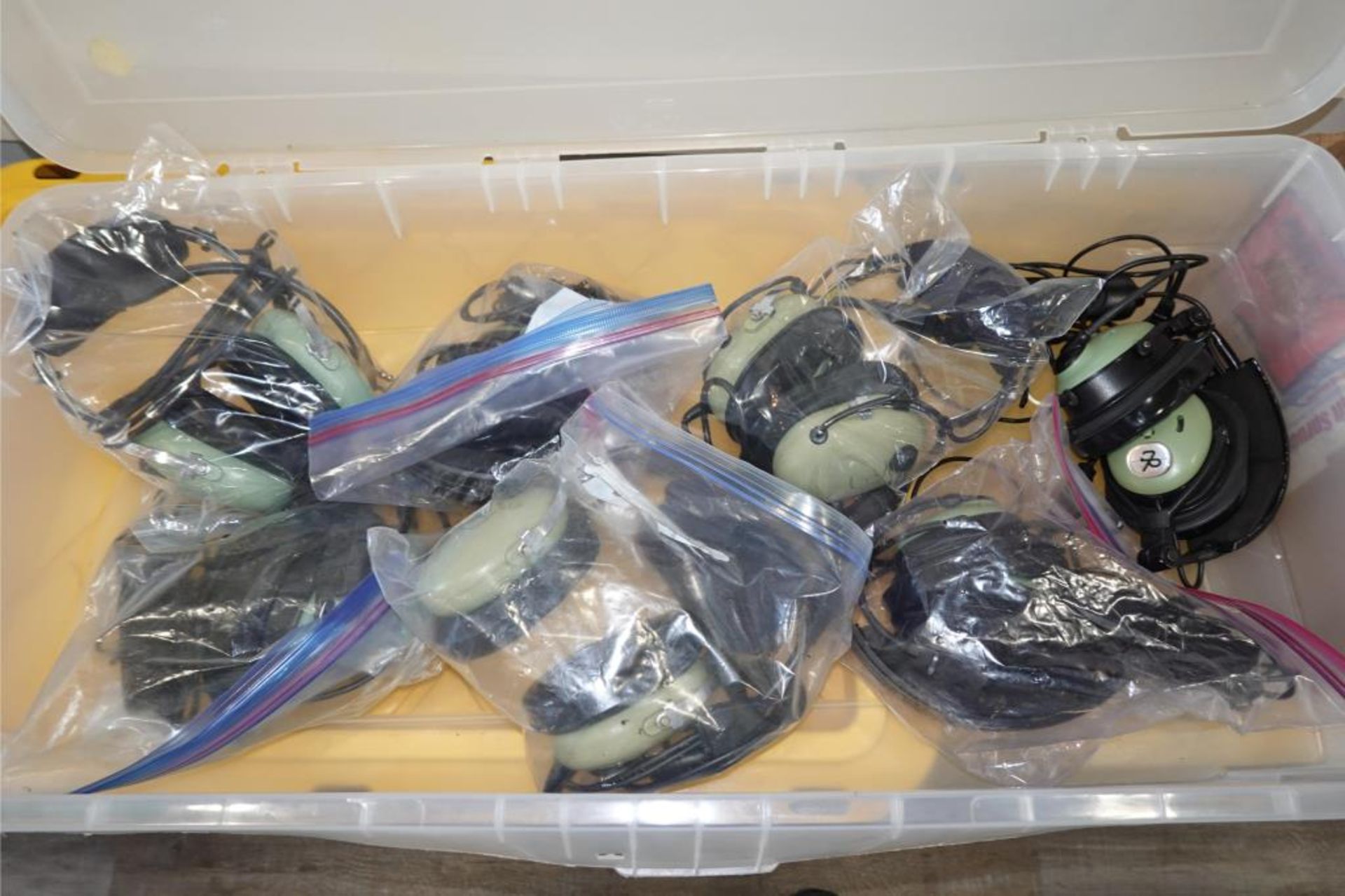 David Clark Helicopter Aviation Head Sets - Image 5 of 7