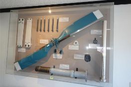 Retired Helicopter Parts Display Cabinet