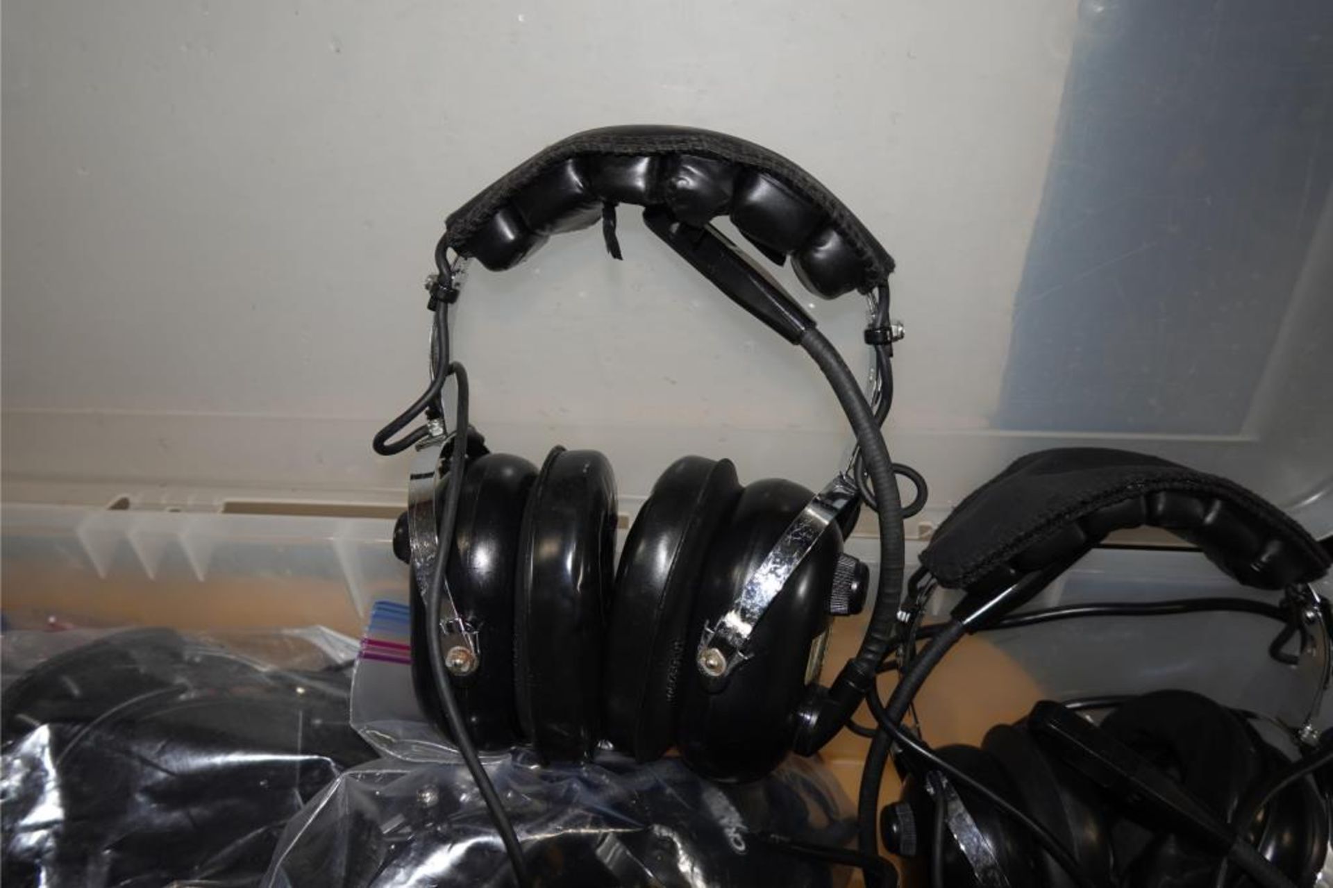 Crazed Pilot Helicopter Aviation Head Sets - Image 2 of 4