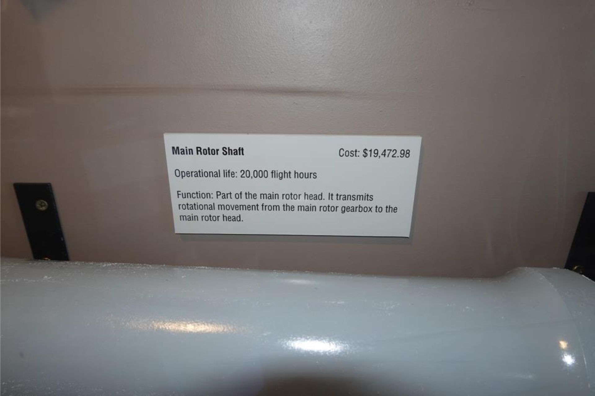 Retired Helicopter Parts Display Cabinet - Image 7 of 19