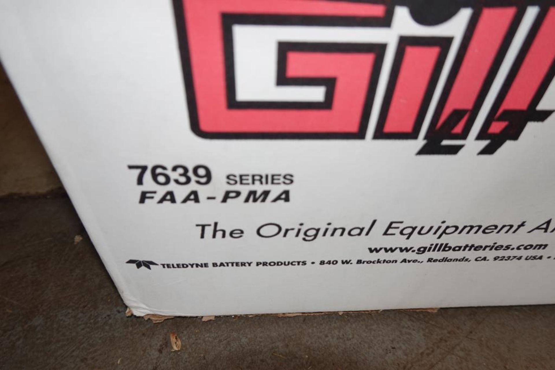 GILL LT Aircraft Battery, NEW In Unopened Box - Image 5 of 8