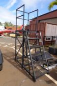 Heavy Duty Mobile Staircase Ladder