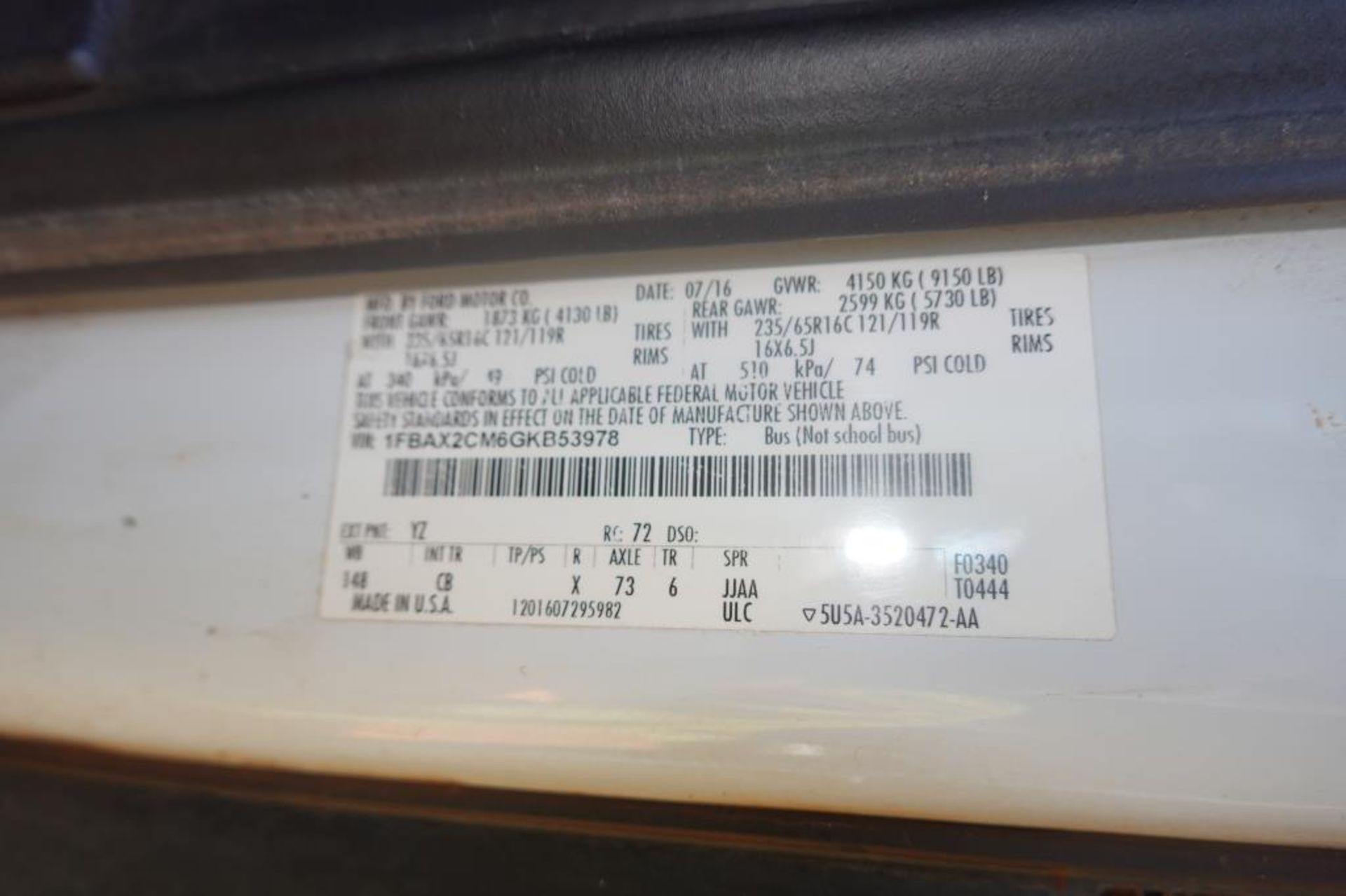 2016 Ford Passenger / Cargo Van - Image 17 of 21