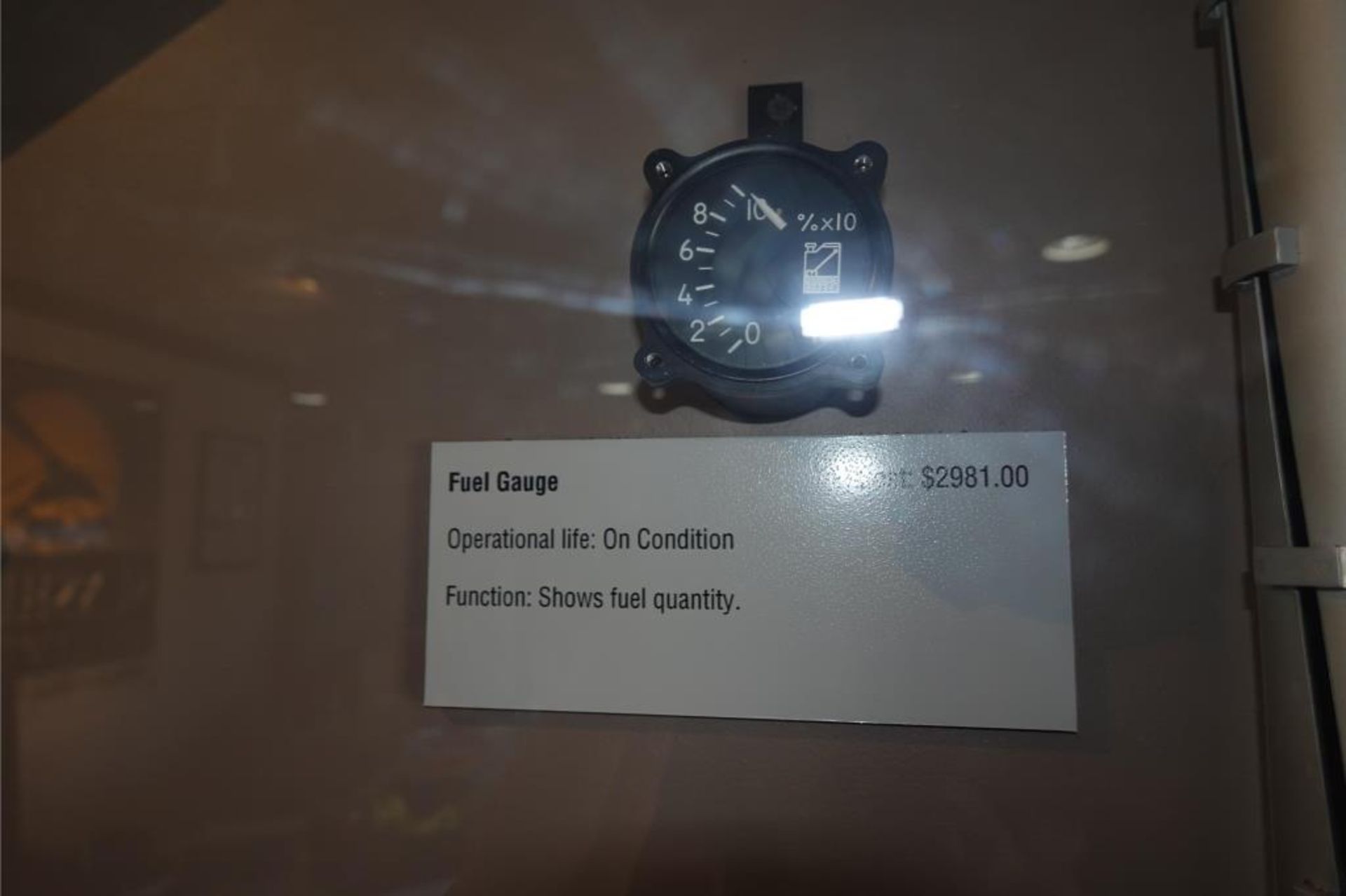 Retired Helicopter Parts Display Cabinet - Image 9 of 19