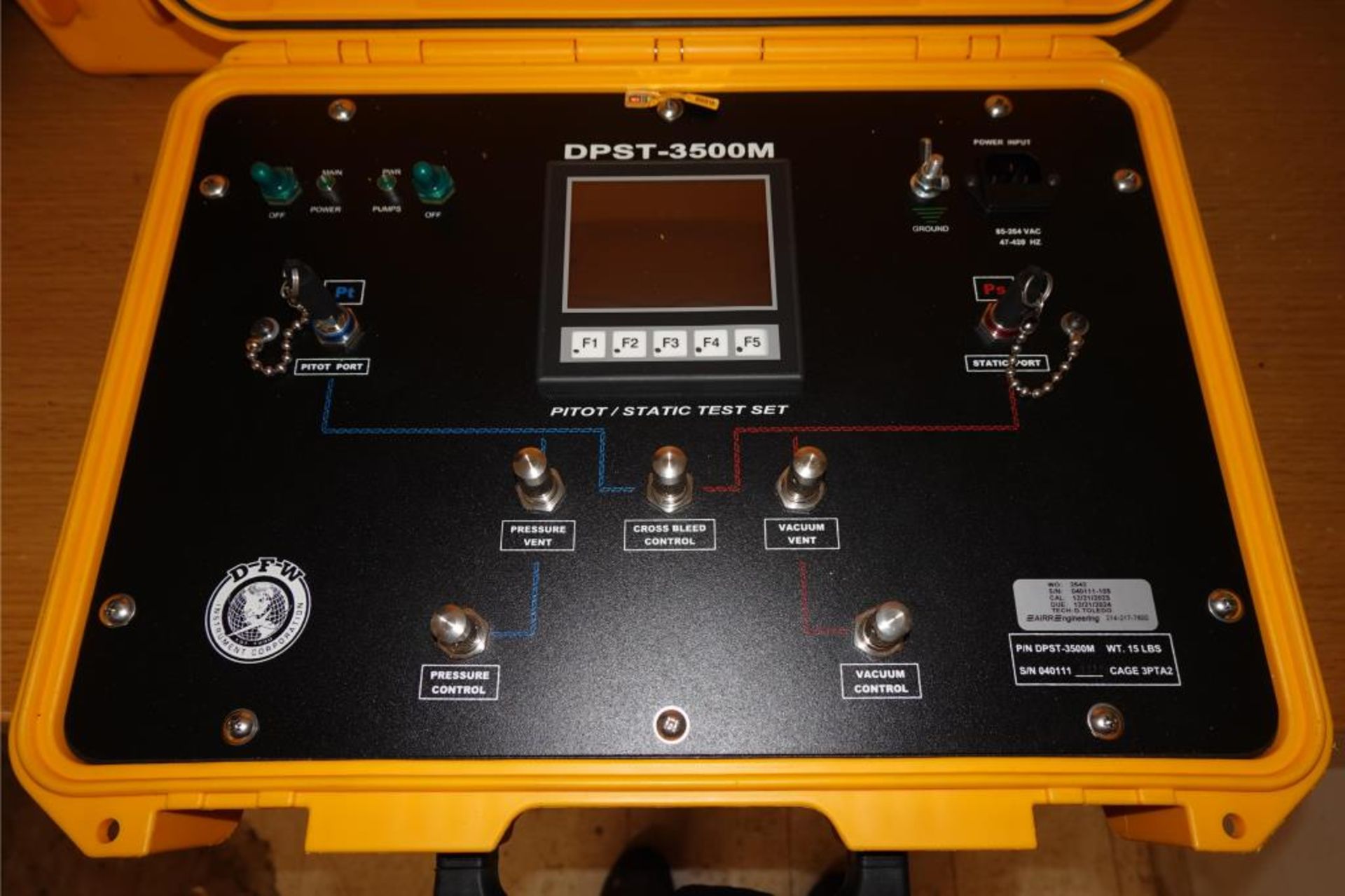 DFW Instrument Corp. Digital Pilot Static Test - Image 3 of 7