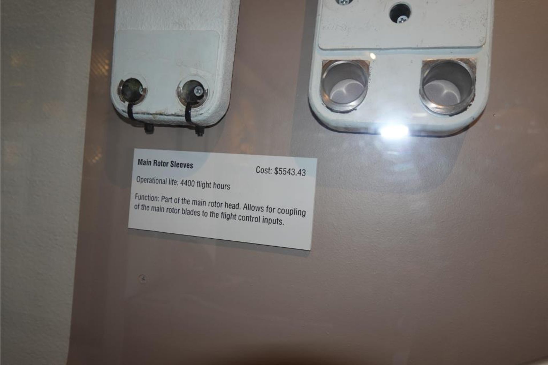 Retired Helicopter Parts Display Cabinet - Image 19 of 19