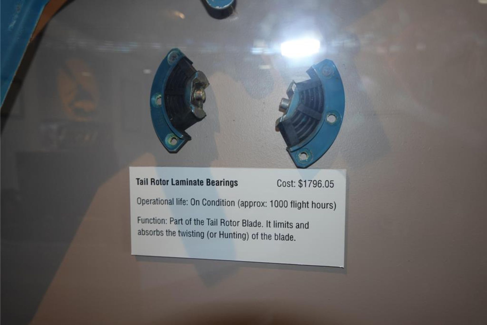 Retired Helicopter Parts Display Cabinet - Image 12 of 19
