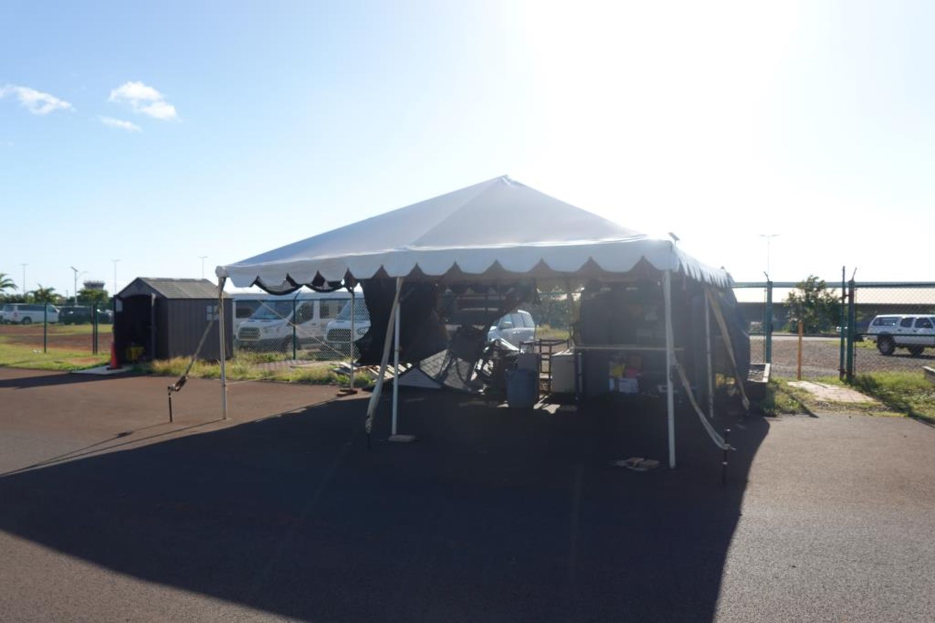 20' x 20' Industrial Shade Canopy - Image 11 of 12