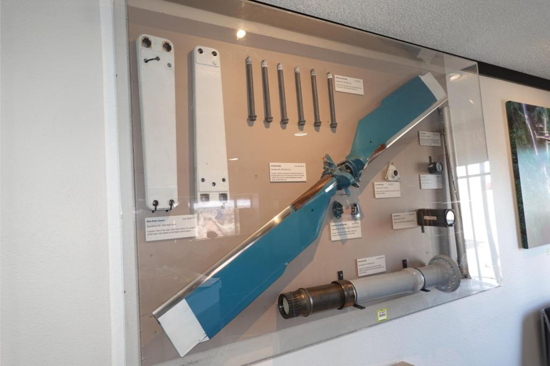 Retired Helicopter Parts Display Cabinet - Image 2 of 19