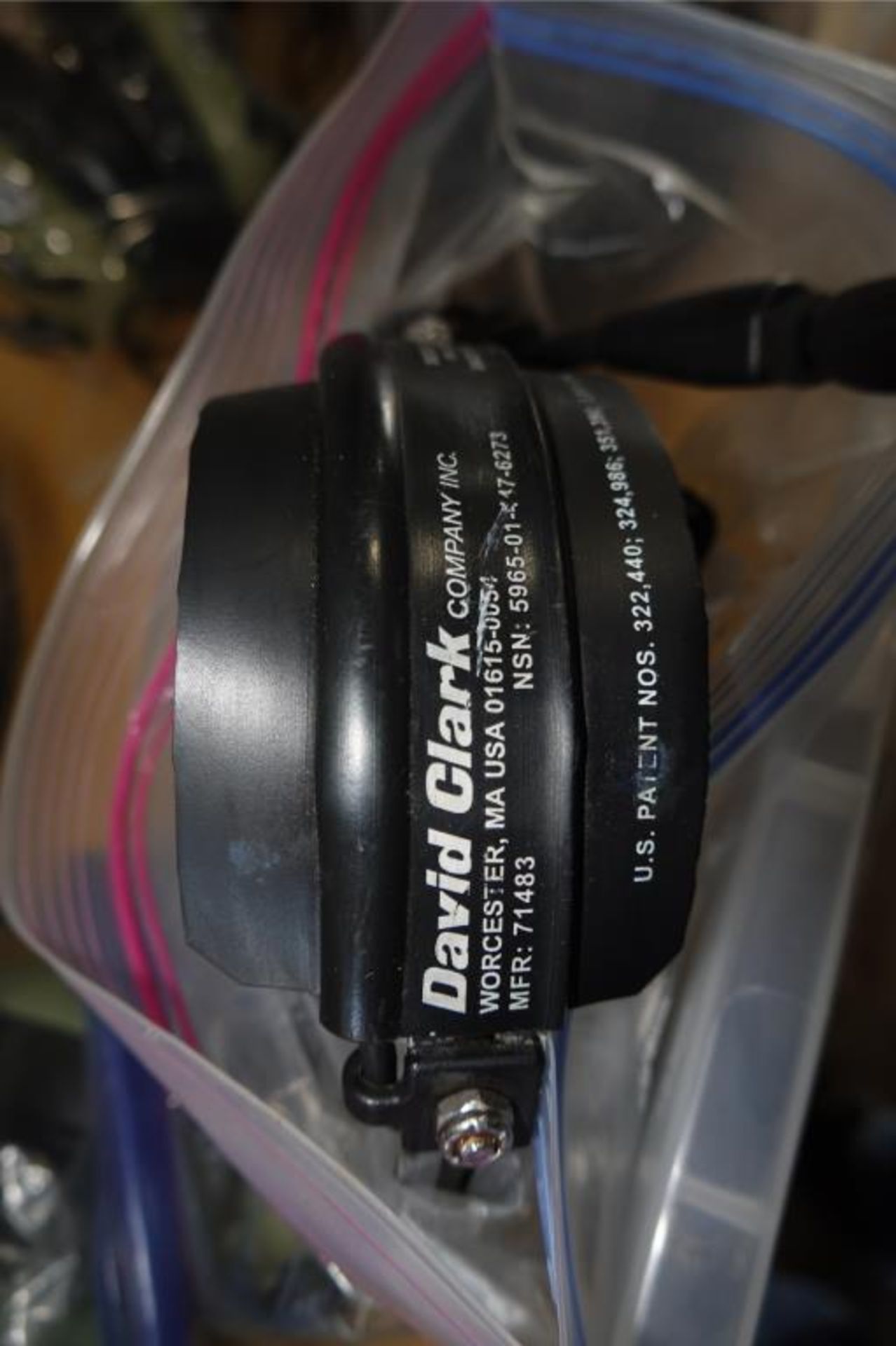 David Clark Helicopter Aviation Head Sets - Image 4 of 7