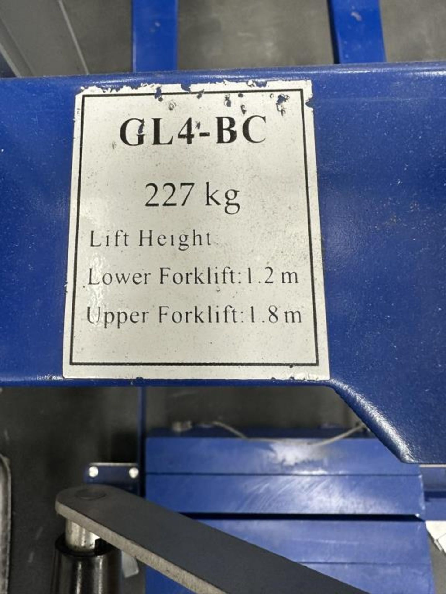 Vestil Hand Lift Truck - Image 4 of 6