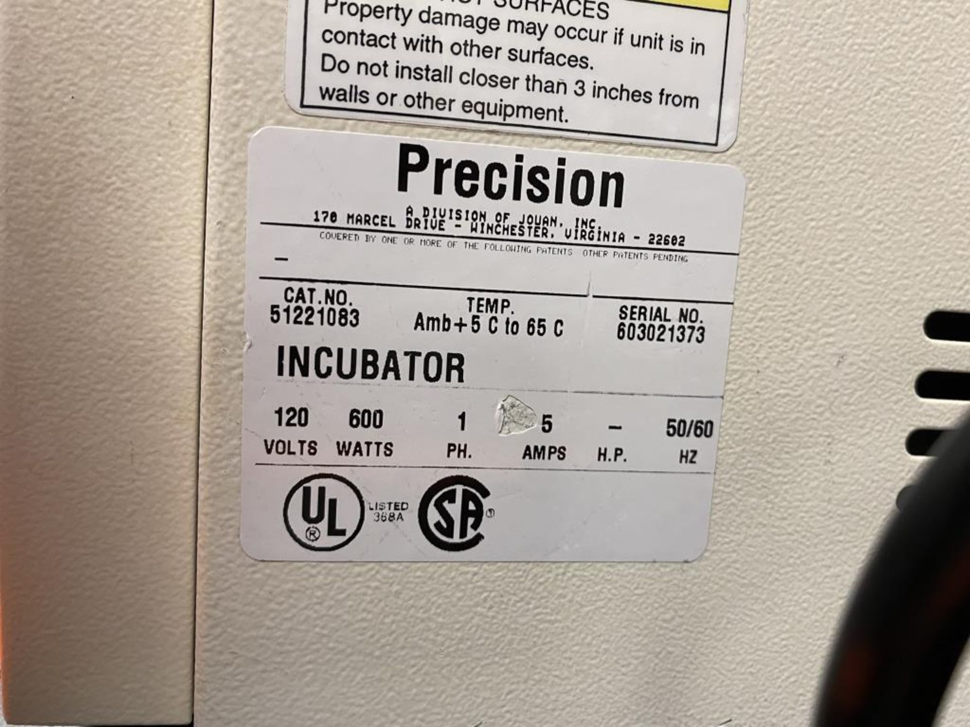 Precision Incubator - Image 6 of 8