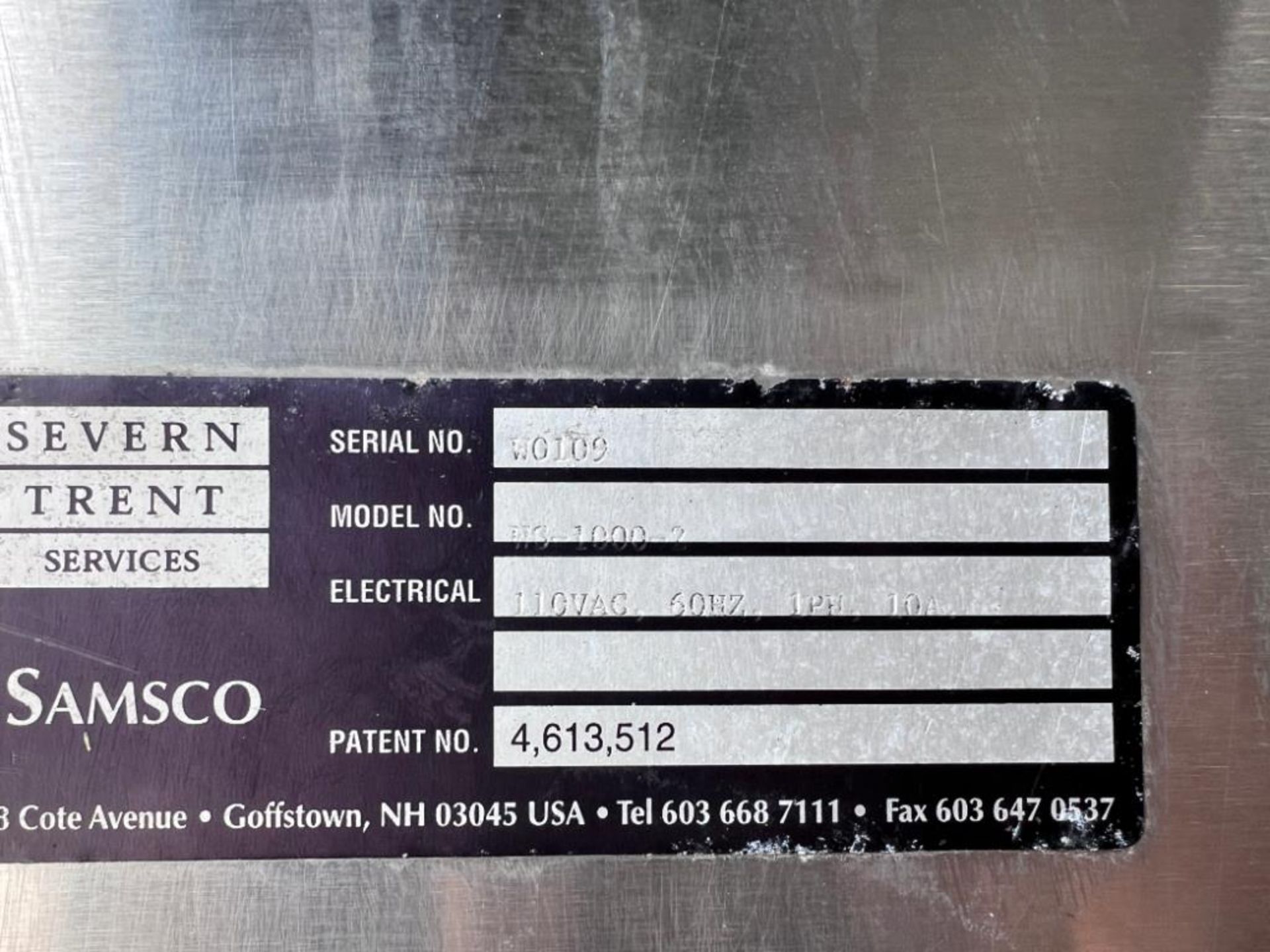 Samsco WS-1000-2 Vacuum Distillation System - Image 3 of 21