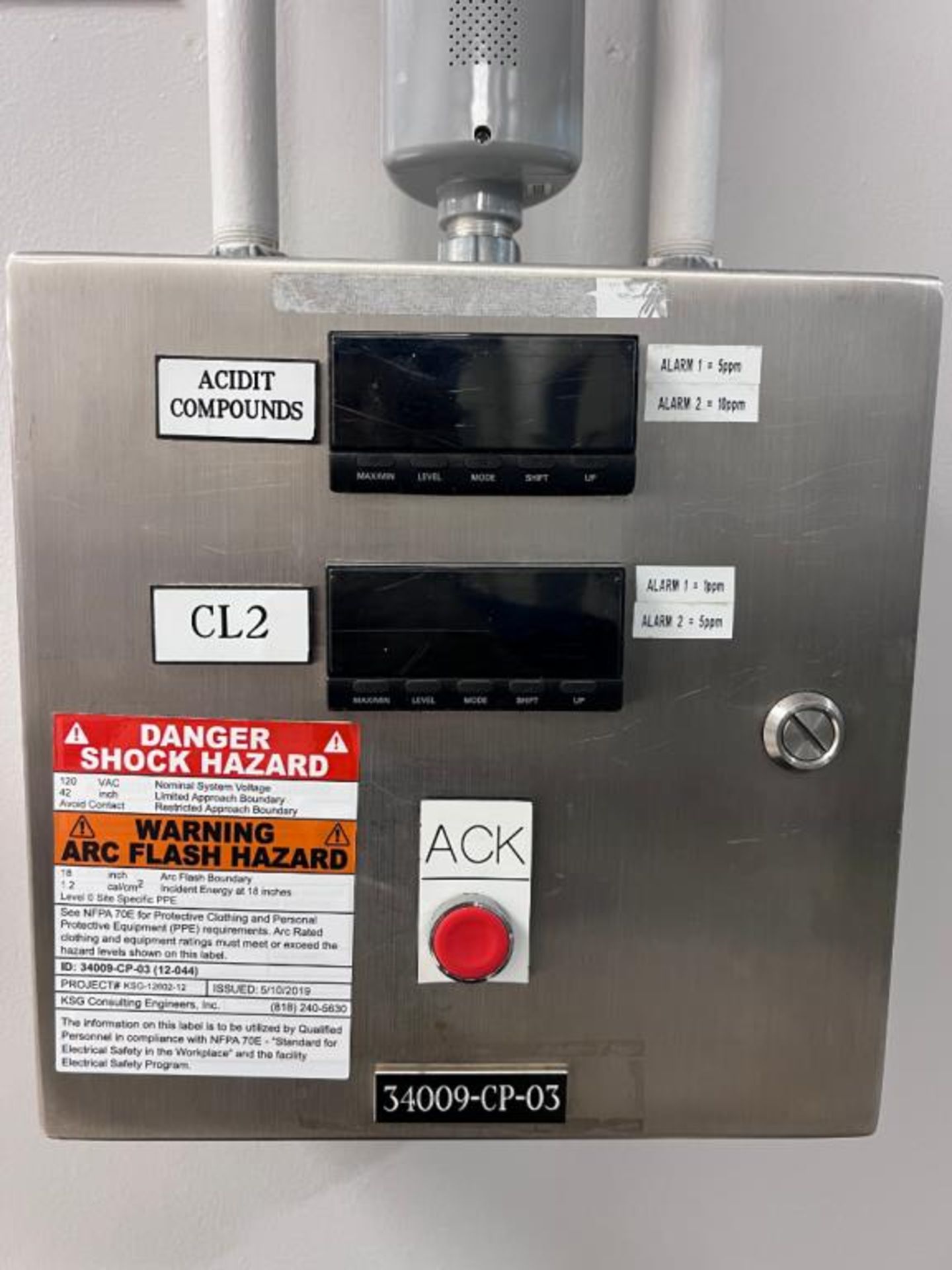 O2 and Gas Monitoring Panels - Image 9 of 10