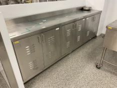 Stainless Steel Cabinet and Desks
