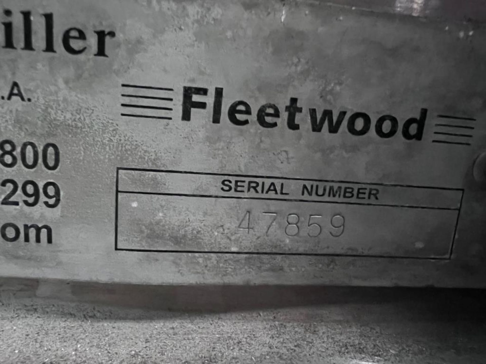 Fleetwood 10" x 54" Stainless Steel Frame - Image 10 of 18