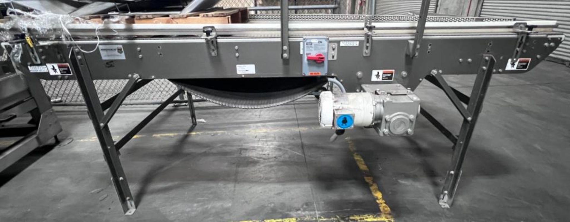 54" x 10' Stainless Steel Accumulation Conveyor - Image 3 of 9