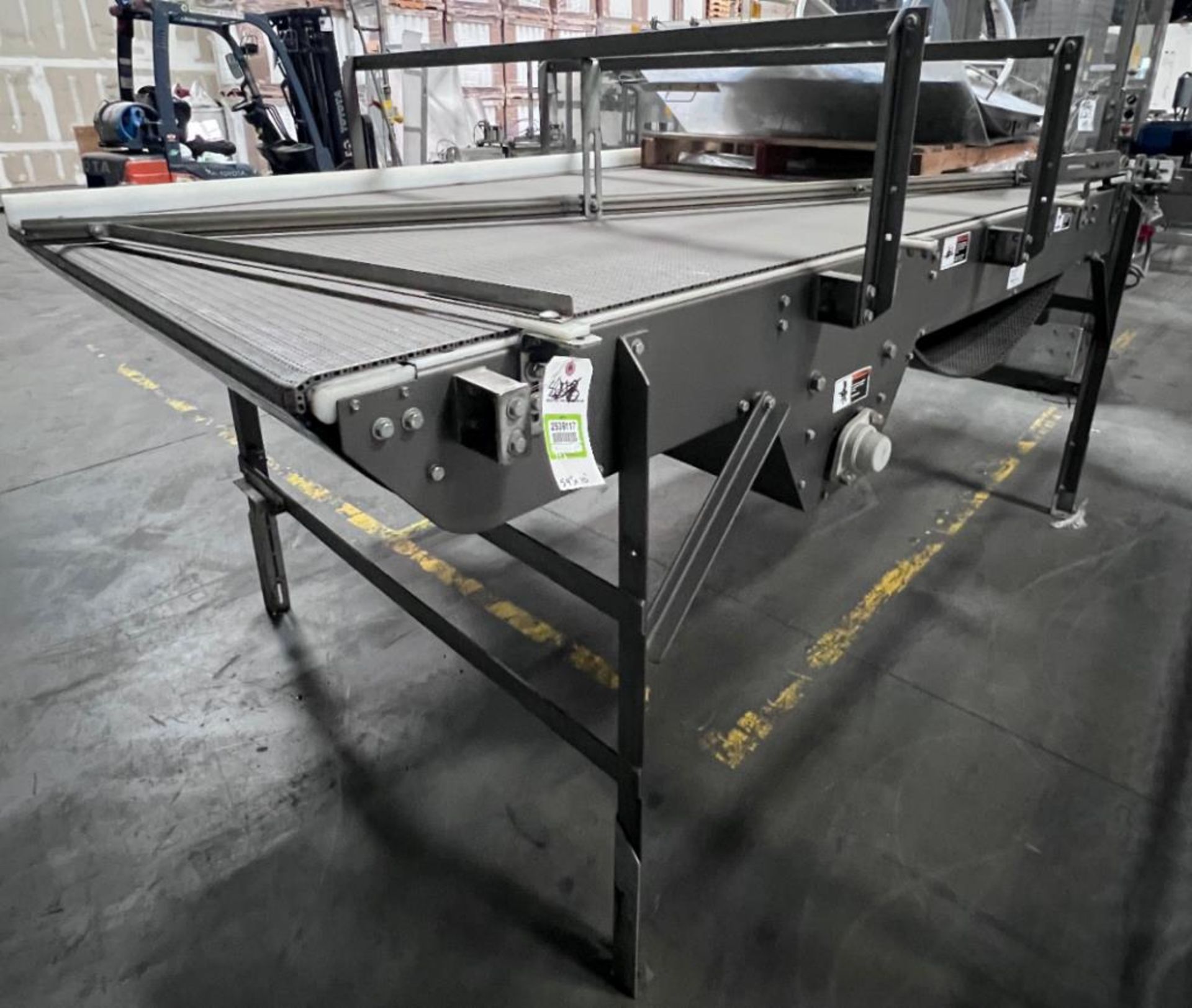 54" x 10' Stainless Steel Accumulation Conveyor