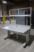 BOSTONtec Electric Adjustable-Height Work Table