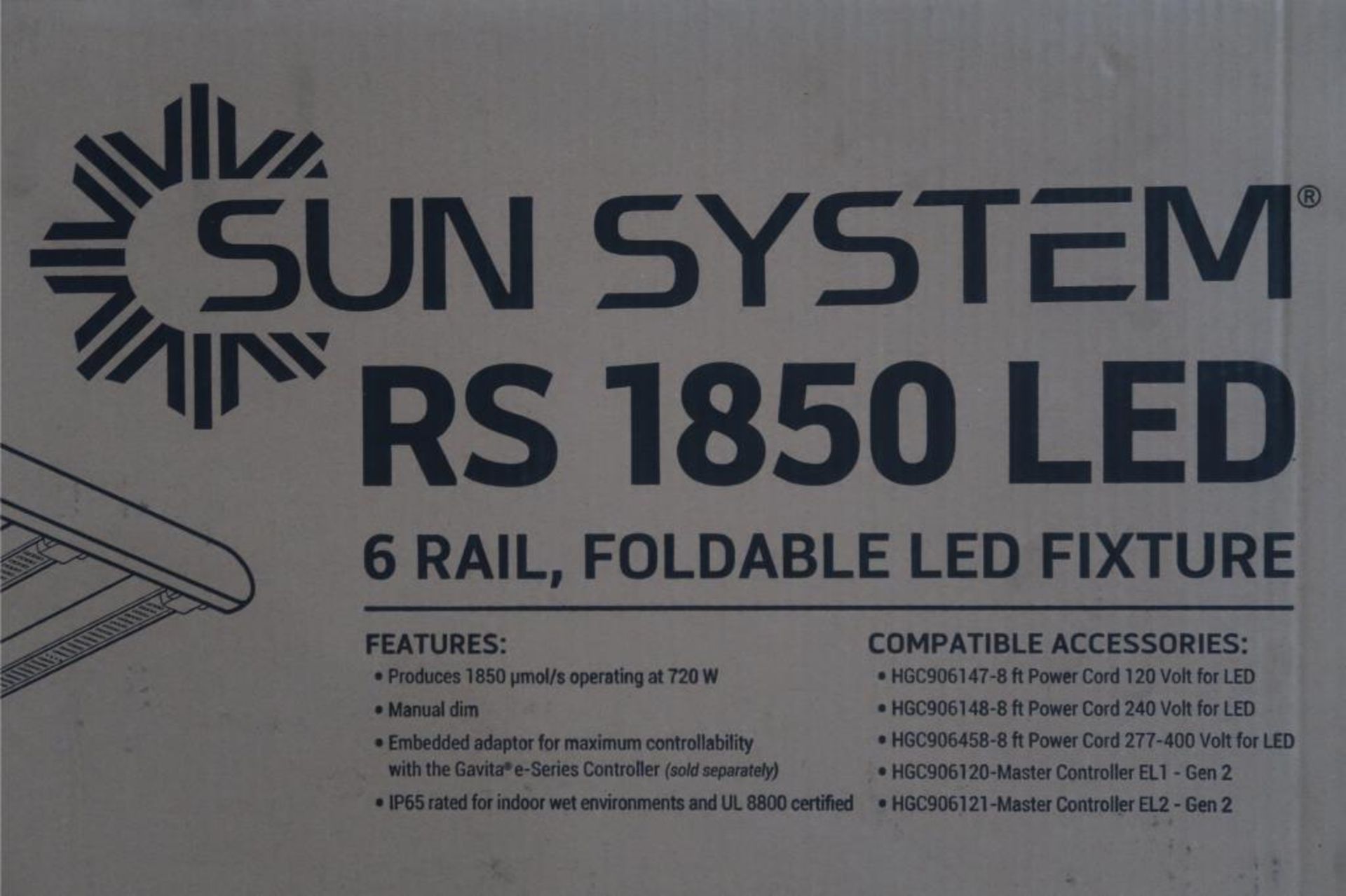 6-Rail Foldable LED Fixtures - Image 3 of 6