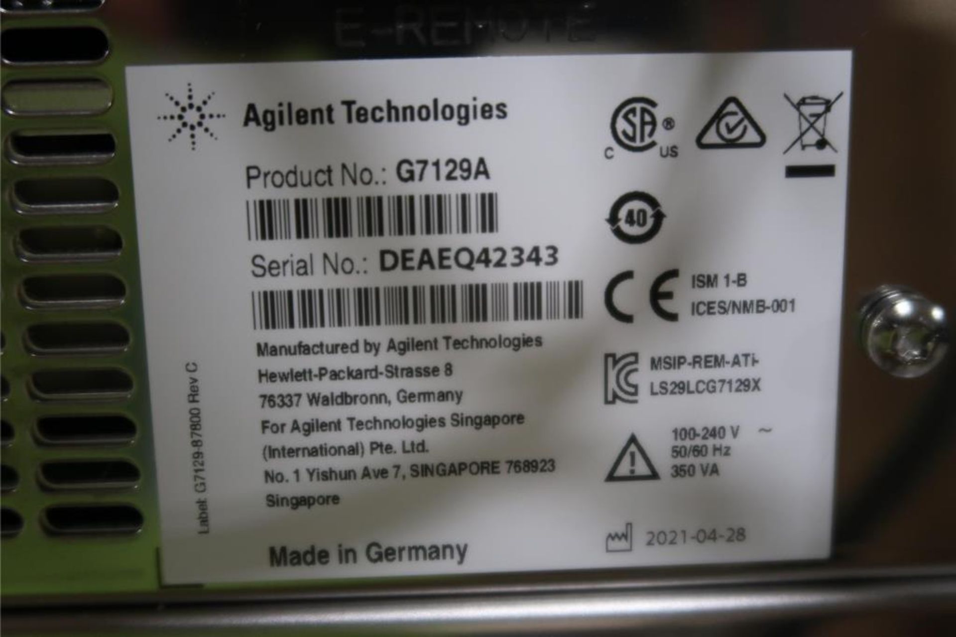 Agilent HPLC System - Image 18 of 26