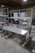 BOSTONtec Electric Adjustable-Height Work Table