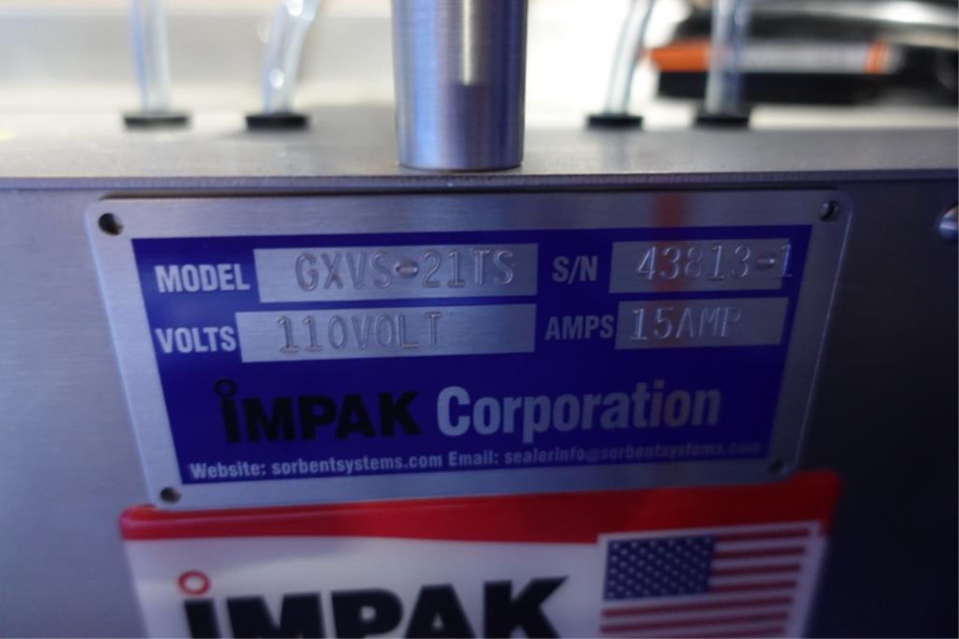 iMPAK GXVS-21TS Vacuum Sealer - Image 3 of 3