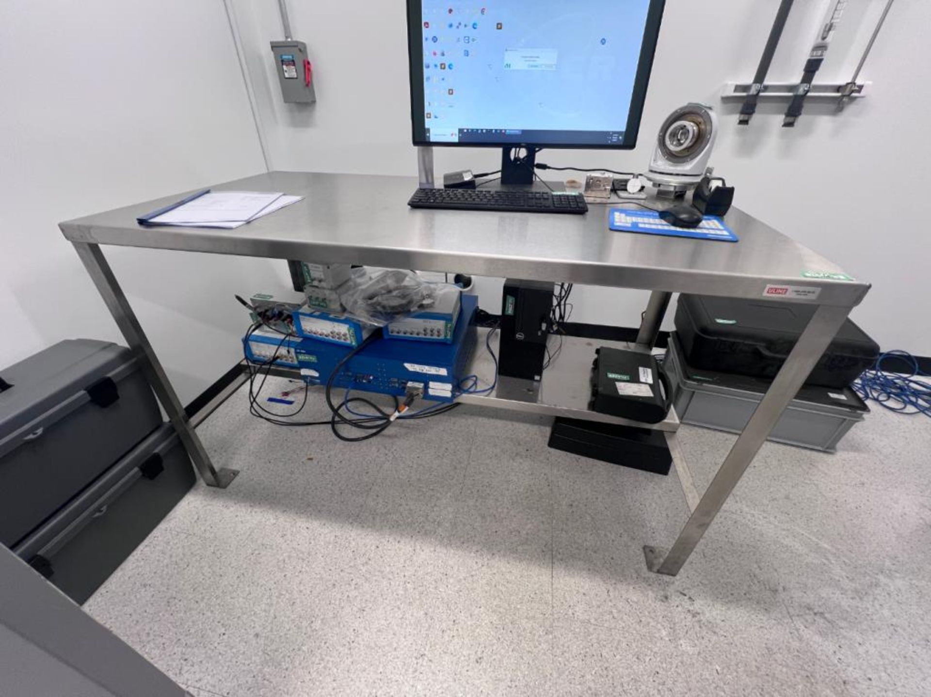 Lab Bench, SS Table and Lab Chairs - Image 2 of 3