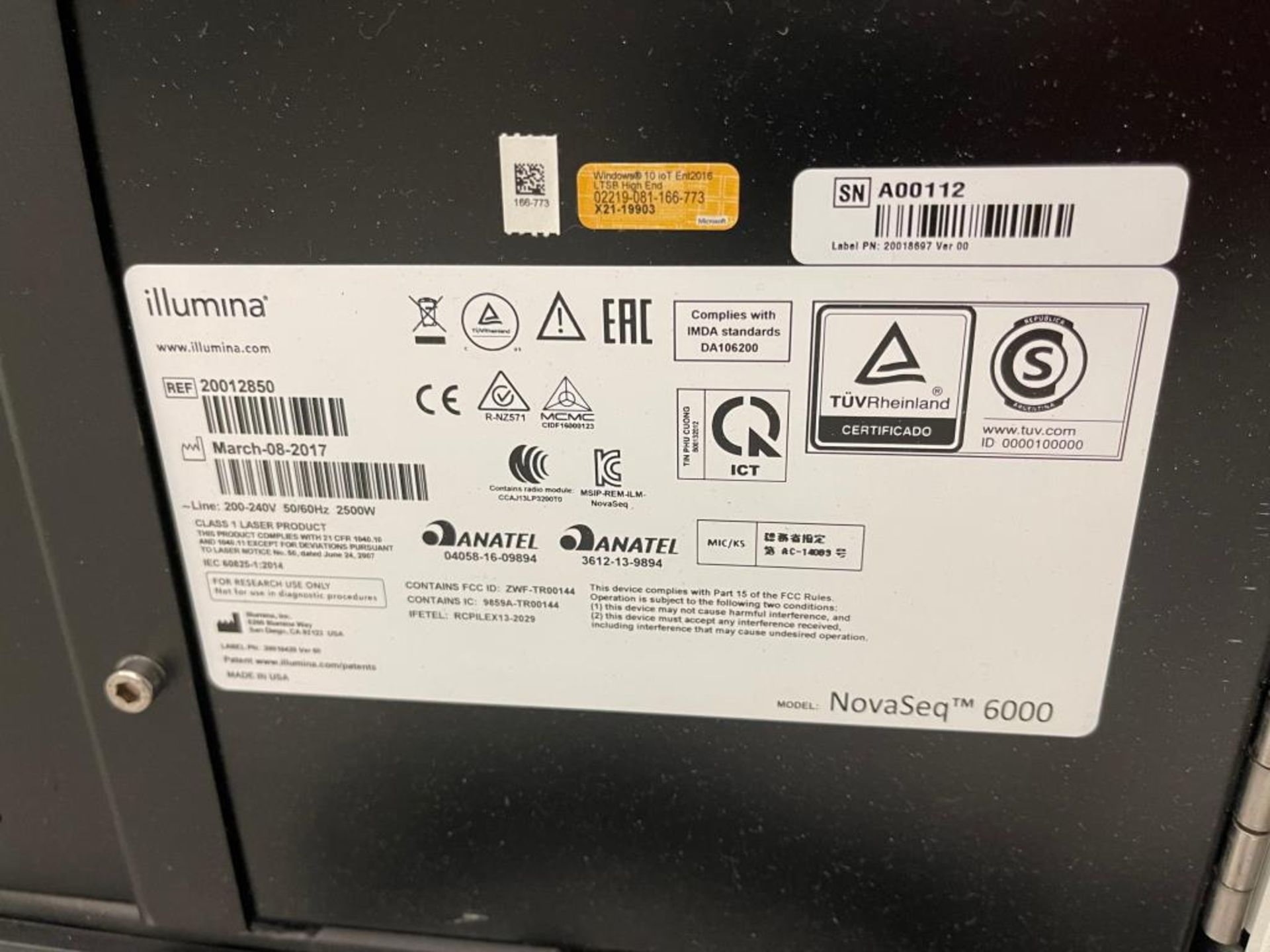 Illumina NovaSeq 6000 System - Image 7 of 7