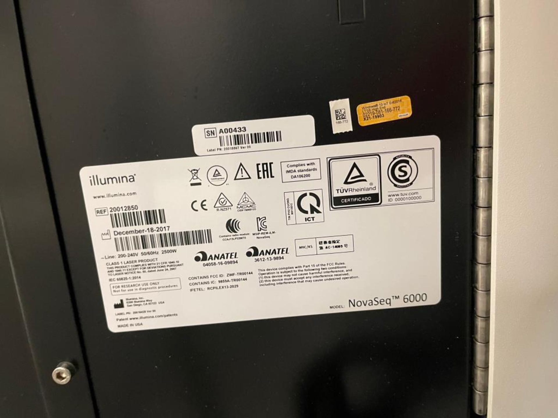 Illumina NovaSeq 6000 System - Image 7 of 7