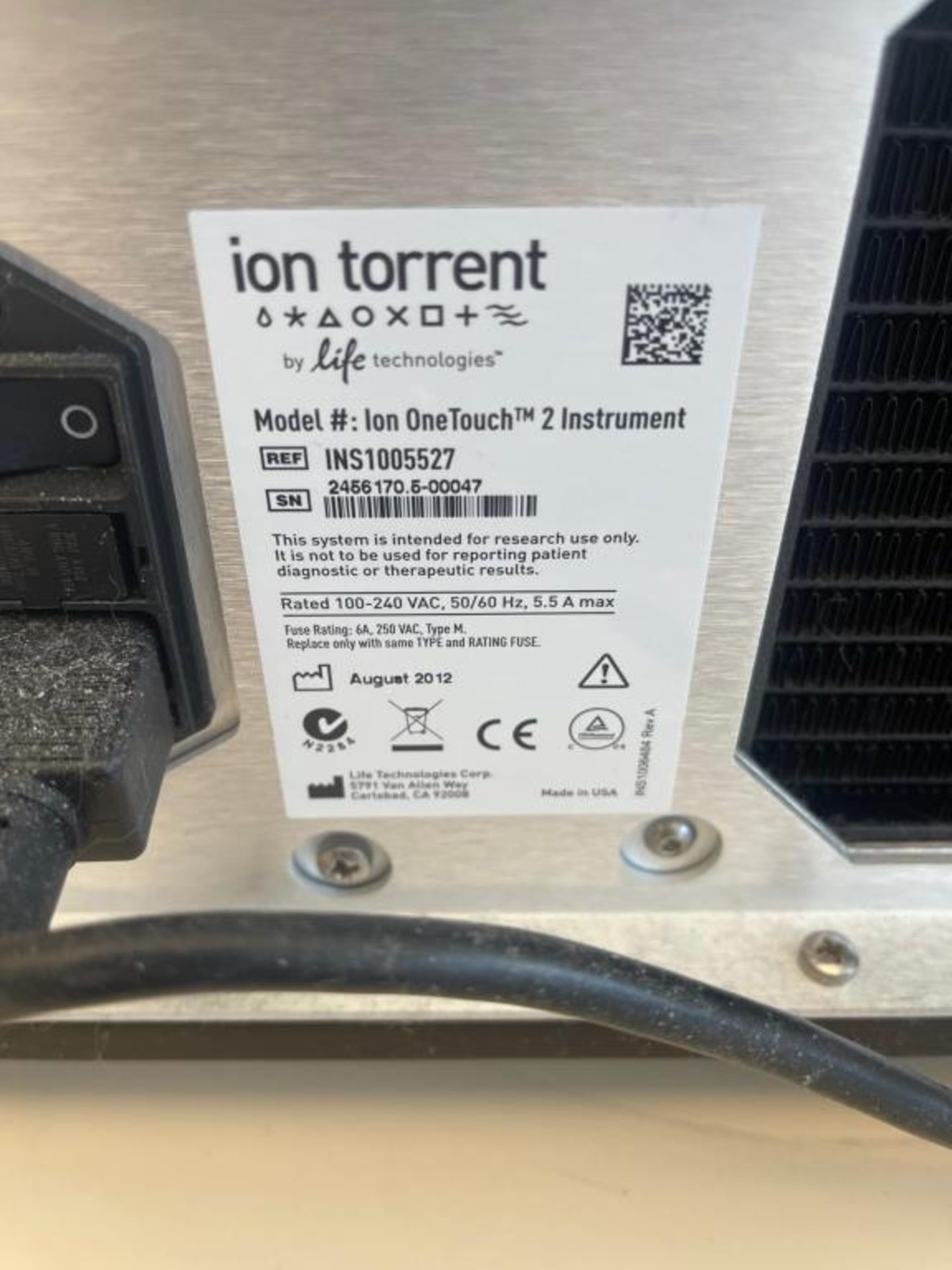 Ion OneTouch 2 Instrument - Image 5 of 5