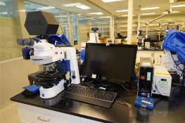 Zeiss Microscope w- Objective Lenses